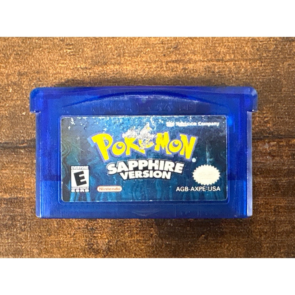 Pokemon Sapphire Version Nintendo Game Boy Advance GBA AGB-AXPE-USA Authentic